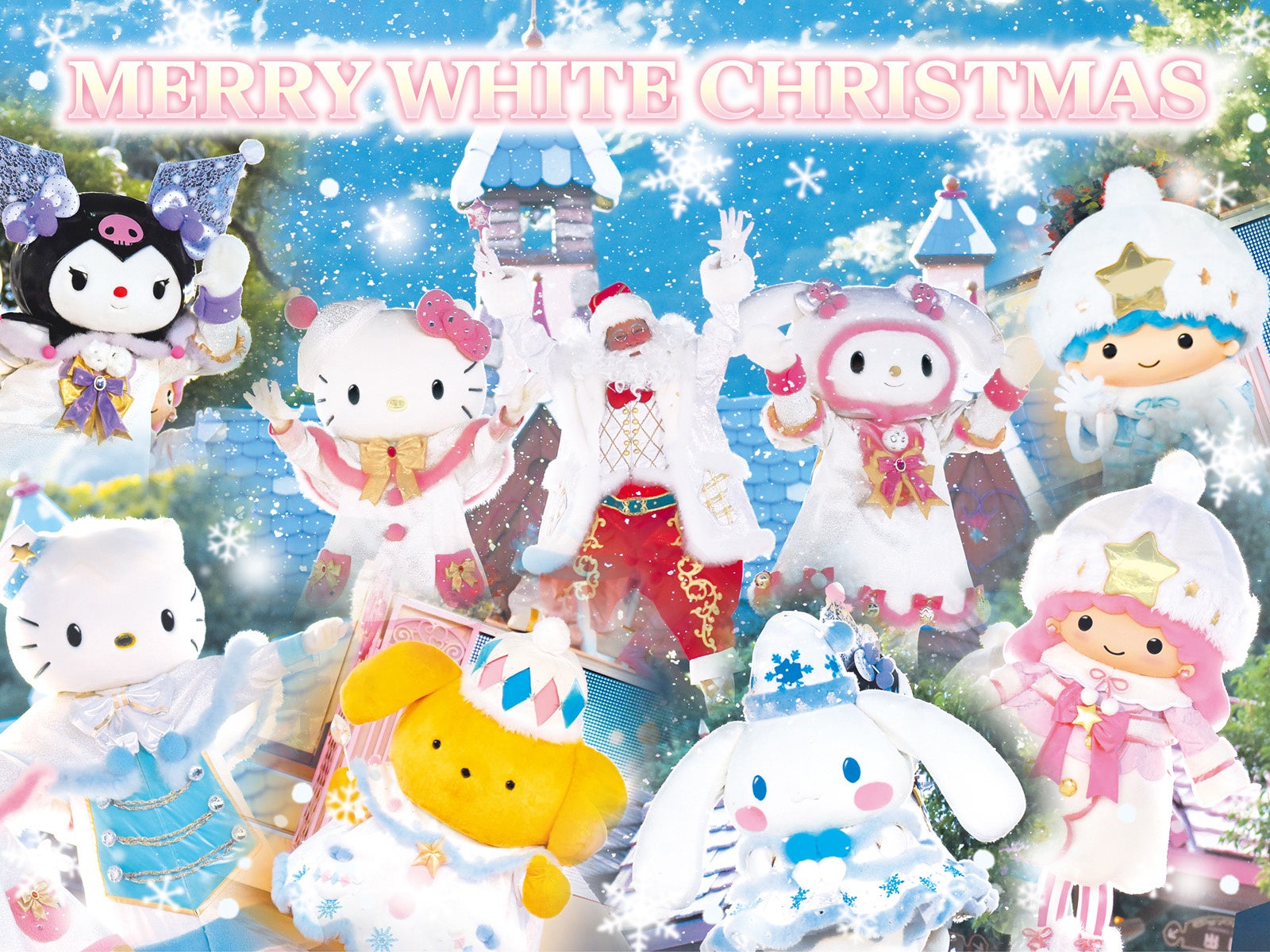 MERRY WHITE CHRISTMASショーの公式告知イメージ