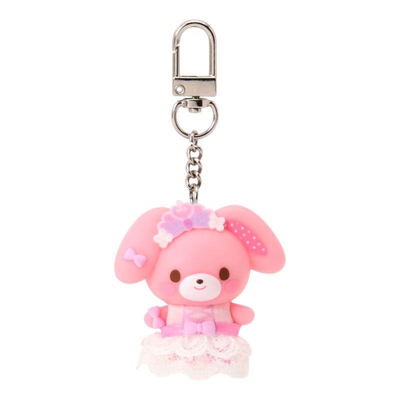 ぼんぼんりぼんのデザイン例。大きな耳のリボンと淡いピンクの衣装が見えます。 画像：サンリオ公式本店。