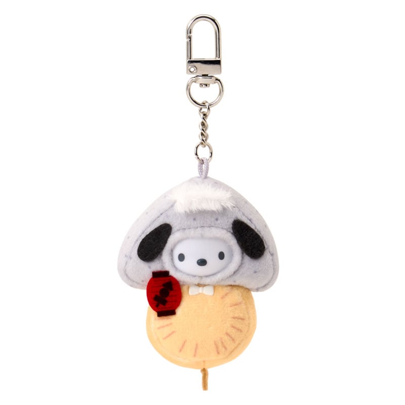 ポチャッコのデザイン例。三角形のかぶり物と、丸い具材風の下半分を組み合わせています。 画像：サンリオ公式本店。