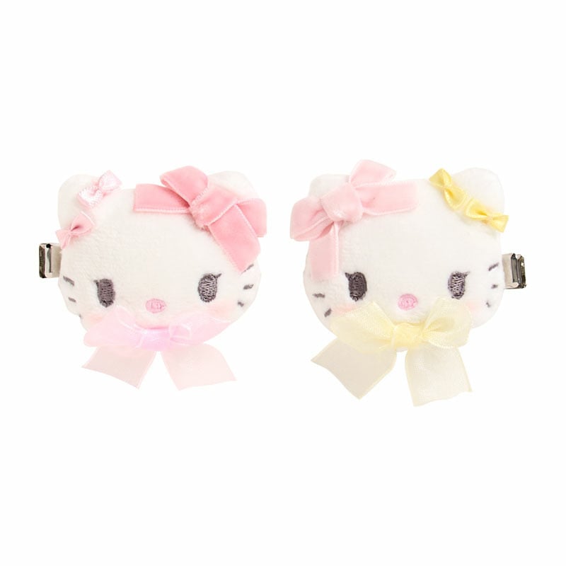 キティとミミィのヘアクリップ