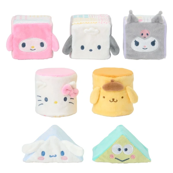 Sanrio Baby 洗えるつみきあそびの7点セット全体